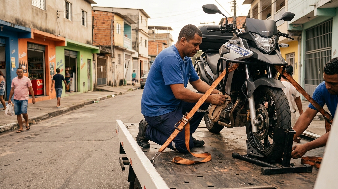 Guincho para Moto no Jardim Colonial, Indaiatuba‑SP