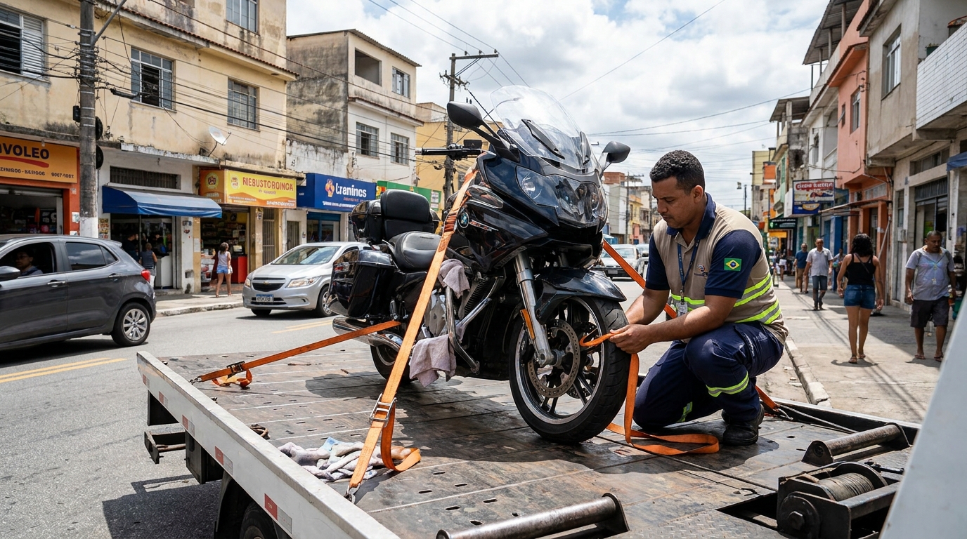 Remoção de Moto em Pane no Jardim Colonial, Indaiatuba‑SP
